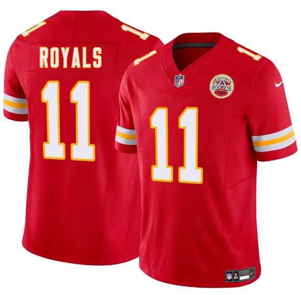 Men & Women & Youth Kansas City Chiefs #11 Jalen Royals Red 2025 Draft F.U.S.E. Vapor Untouchable Limited Stitched Jersey->indianapolis colts->NFL Jersey